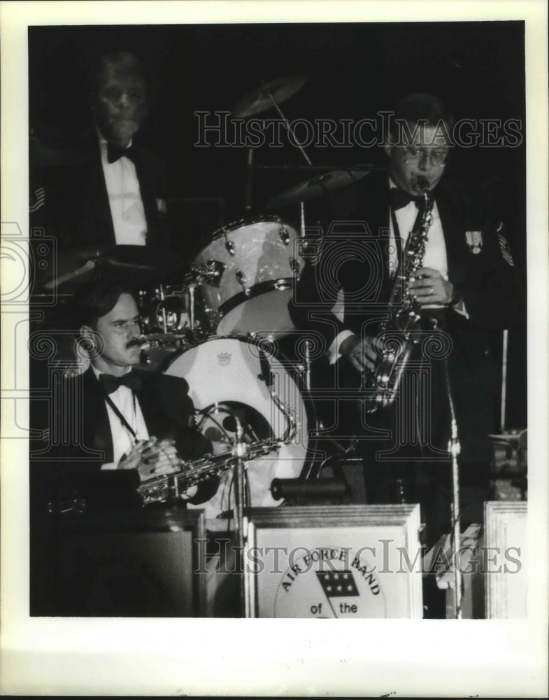 1989 Press Photo New Orleans - Air Force Band of Gulf Coast Play in Slidell - Historic Images