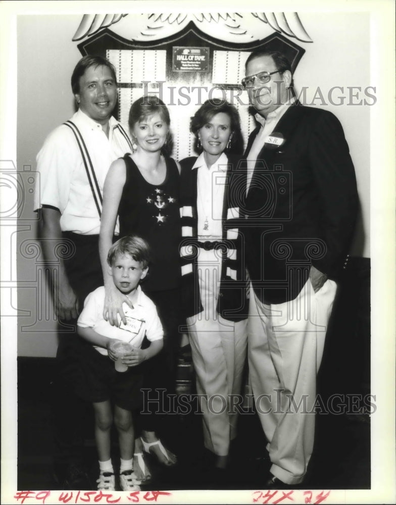 1994 David, Marilyn &amp; Josh Aiken with Lynn &amp; Peter Ives - Historic Images