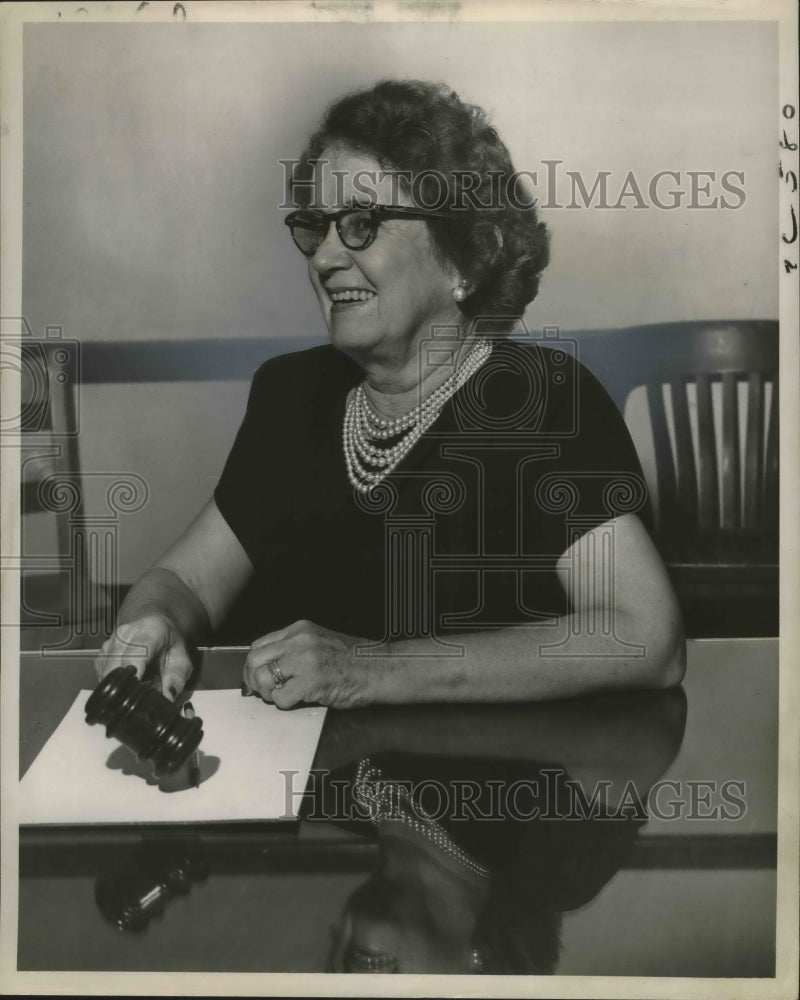 1951 Mrs. Anastasia Clancy Alexander Pres.Jefferson Parish School Bd - Historic Images