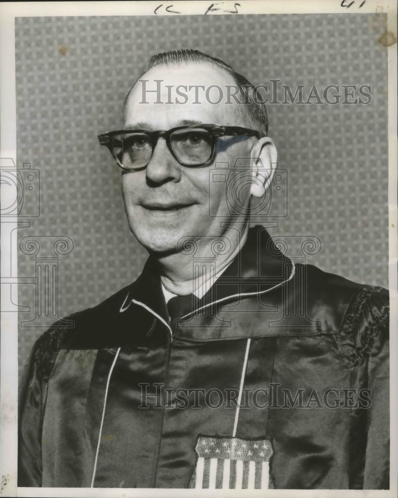 1959 Lloyd Adams installed as exalted ruler of Elks. - Historic Images