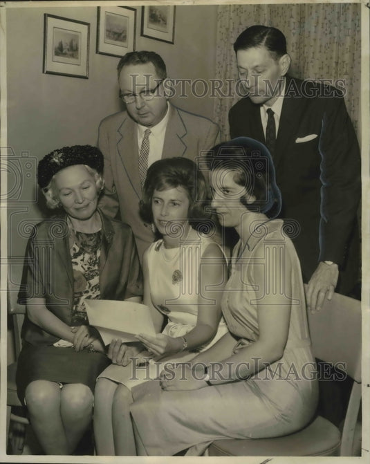 1963 Press Photo Children's Bureau of New Orleans officers named. - noa09734-Historic Images
