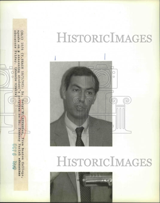 1990 Dr. Peter W. Airasian of Boston College - Historic Images
