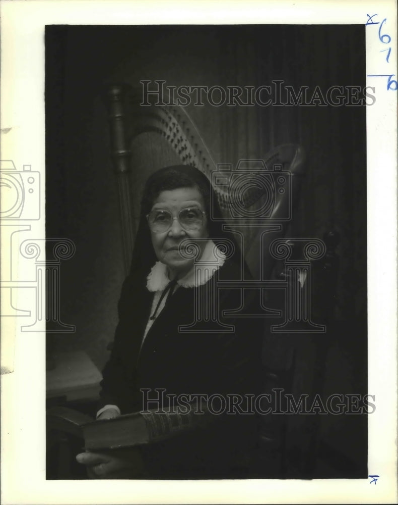 1989 Sister M. Boniface Adams, Holy Family Mother House. - Historic Images