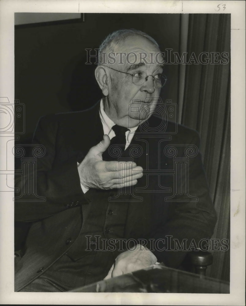 1953 Dr. Will Alexander first president of Dillard. - Historic Images