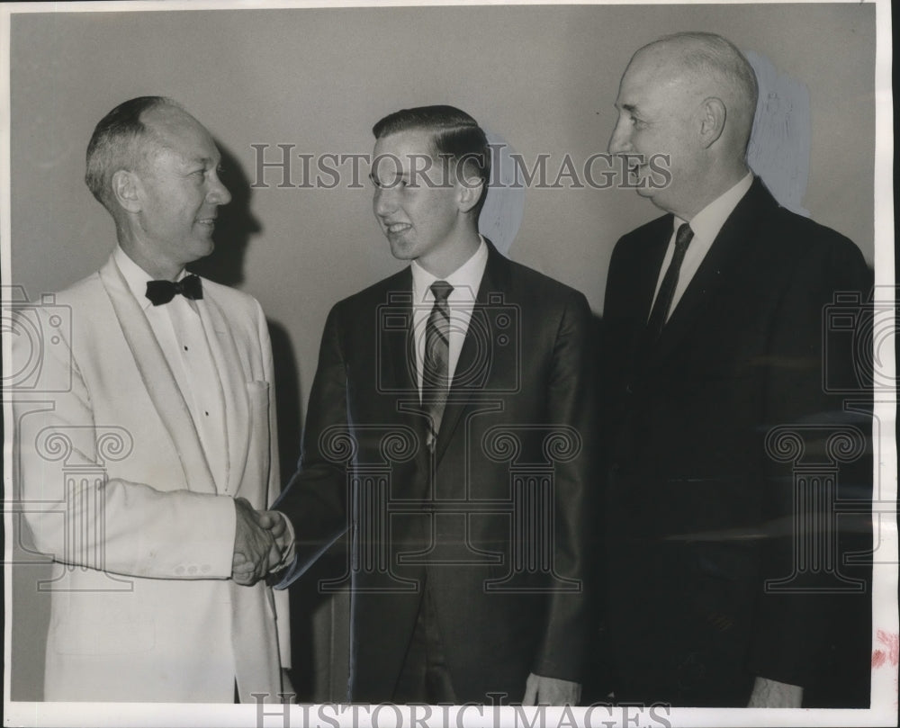 1966 Grover Adkins Jr. receives award in Bossier City, Louisiana.-Historic Images