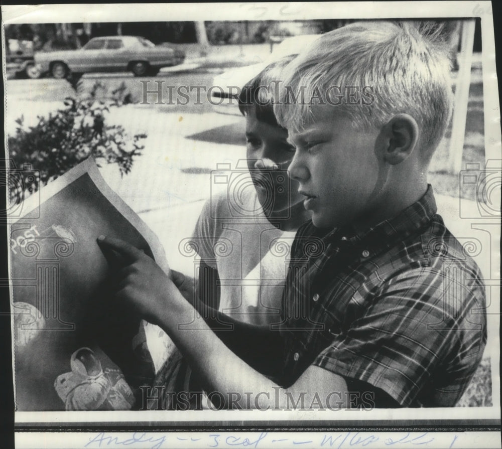 1969 Press Photo Andy Aldrin son of astronaut Edwin E. Aldrin - Historic Images