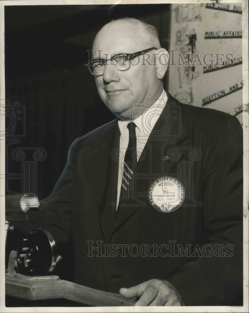 1959 Isaac Alcus, elected president of the Kiwanis Club, New Orleans - Historic Images