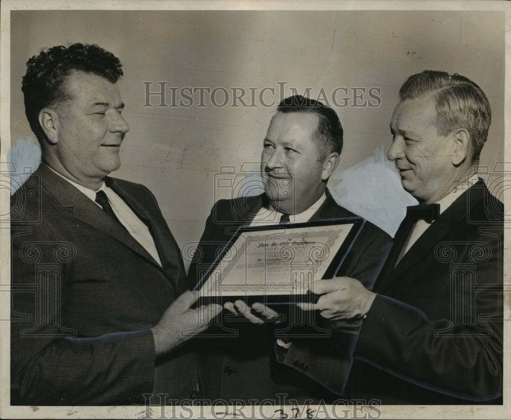 1962 Lawrence Dean, Claude Aleman &amp; Ley Lewis of Palm-Air Assoc. - Historic Images