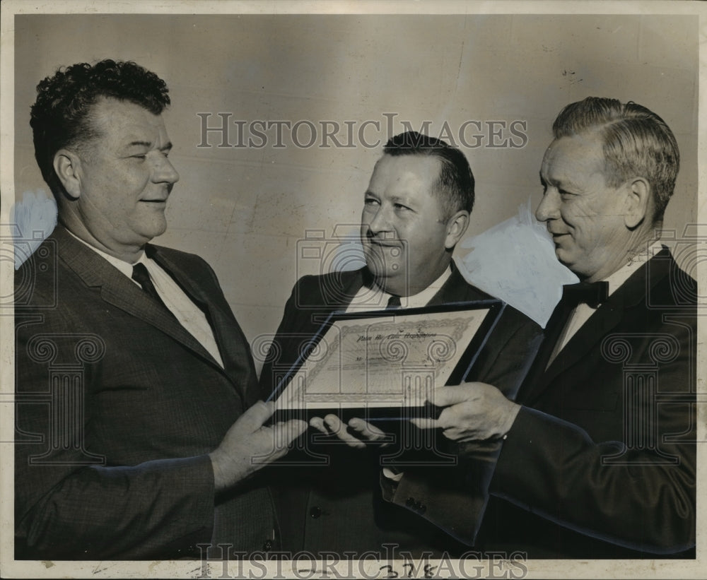 1962 Lawrence Dean, Claude Aleman & Ley Lewis of Palm-Air Assoc. - Historic Images