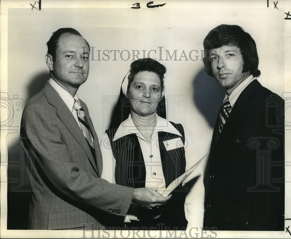 1973 Press Photo Incoming President , Louisiana Foundation for Private Colleges. - Historic Images