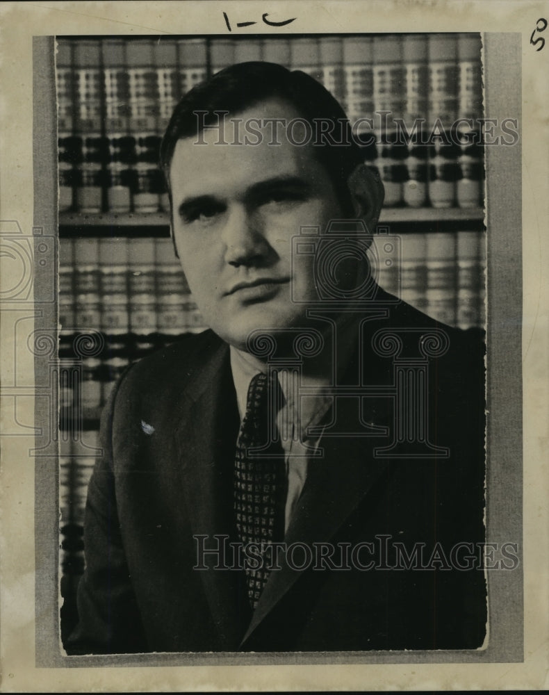 1973 Press Photo William R. Alford Jr., New Orleans Attorney - Historic Images