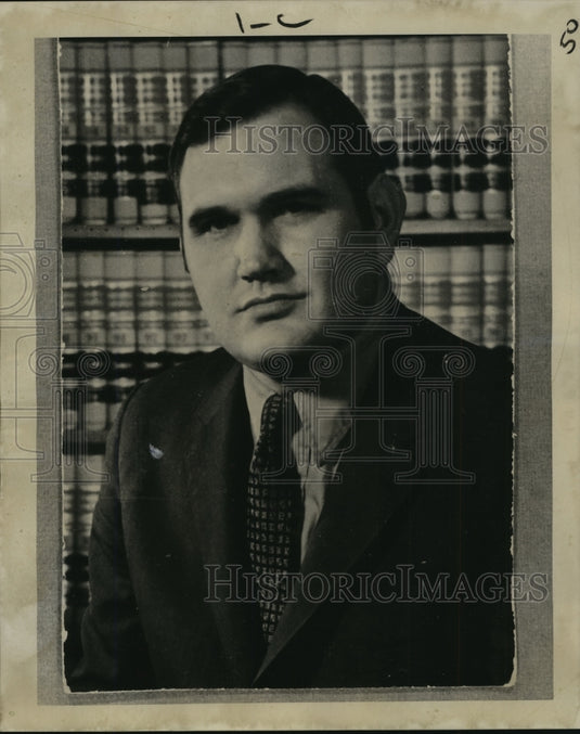 1973 Press Photo William R. Alford Jr., New Orleans Attorney - Historic Images