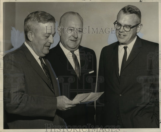 1965 Press Photo Louisiana Sugar's Thomas Allen, Robert Fraser & Sedgwick Howard-Historic Images