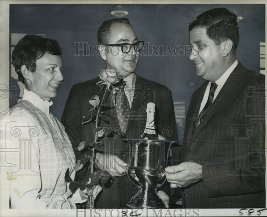 1970 Press Photo Mr. & Mrs. Clifford R. Brandt-New Orleans Rose Society winners - Historic Images