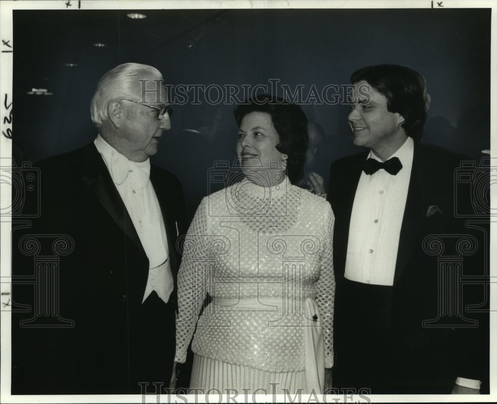 1981 Press Photo Jesse Bankston, Ruth Bankston &amp; Ron Faucheaux - Historic Images