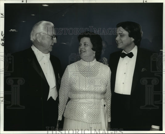 1981 Press Photo Jesse Bankston, Ruth Bankston & Ron Faucheaux - Historic Images