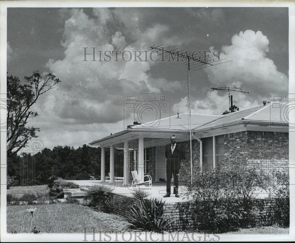 1970 Press Photo Warden&#39;s Home of C. Murray Henderson in Angola Penitentiary - Historic Images