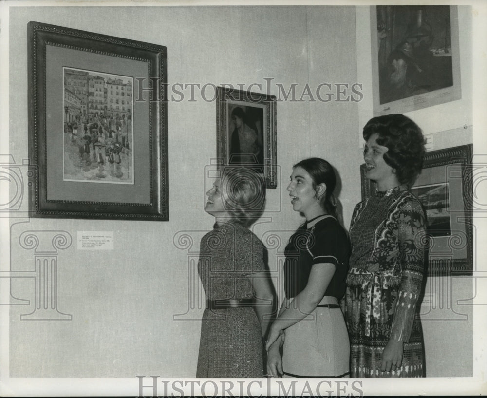 1971 Chio Omego Committee Mrs. Smith Jr Mrs. Riegel Jr &amp; Mrs Anthony - Historic Images