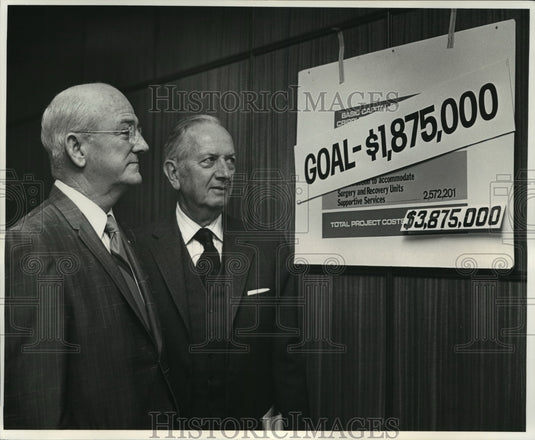 1972 Press Photo Francis Doyle & Gerald Andrus Campaign for Crippled Children - Historic Images