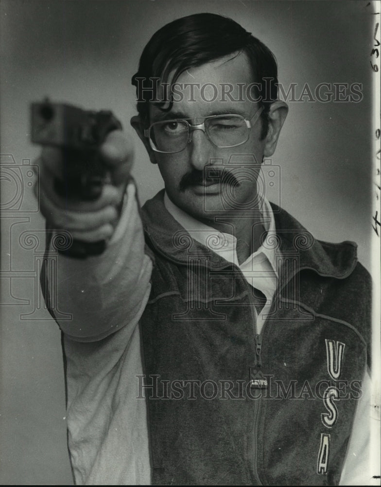 1979 Press Photo National Guard&#39;s Marksman Terry Anderson - Historic Images