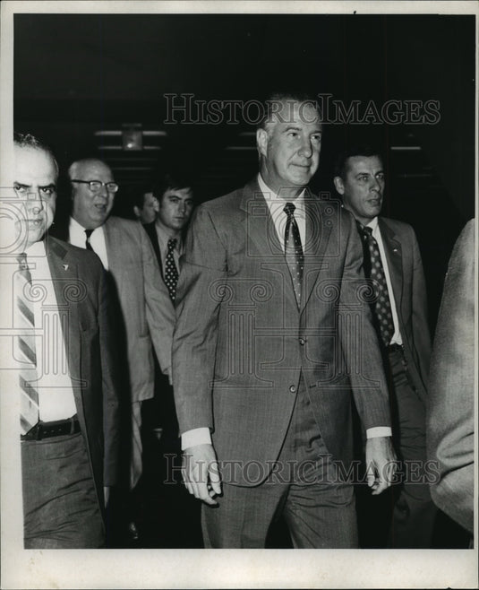 1970 Press Photo Vice President Spiro T. Agnew Visits States & Times Picayune - Historic Images