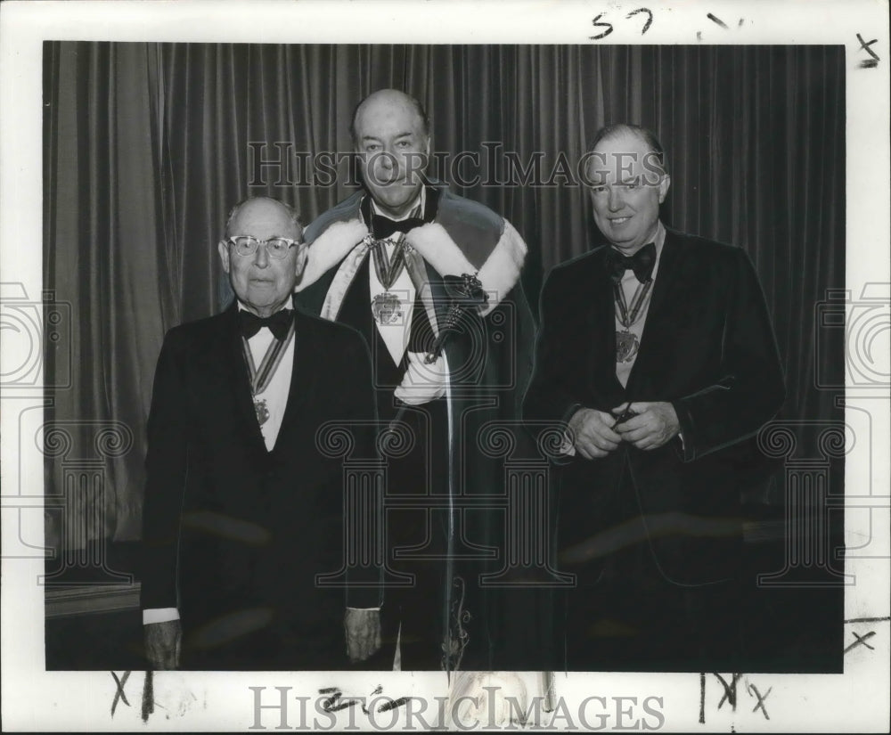 1971 Press Photo New Orleans - Commanderie De Bordeaux Members at Dinner - Historic Images