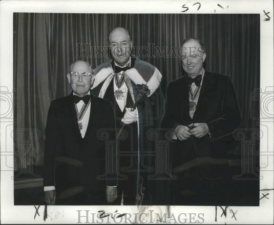 1971 Press Photo New Orleans - Commanderie De Bordeaux Members at Dinner - Historic Images
