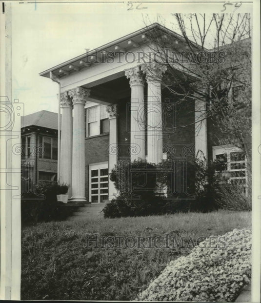 1970 Press Photo Halfway House Sponsored by Pat Jarvis, Atlanta, Georgia - Historic Images