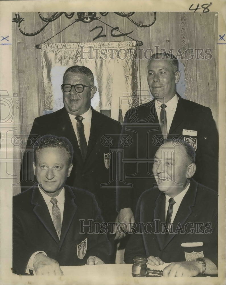 1965 Press Photo Commercial Athletic Association - Newly Elected Authors - Historic Images