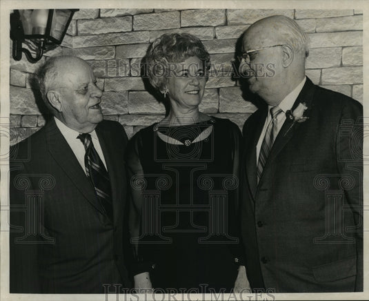 1971 Press Photo Raymond Gauche, Yvonne Laplace and Mandeville Arnoult - Historic Images
