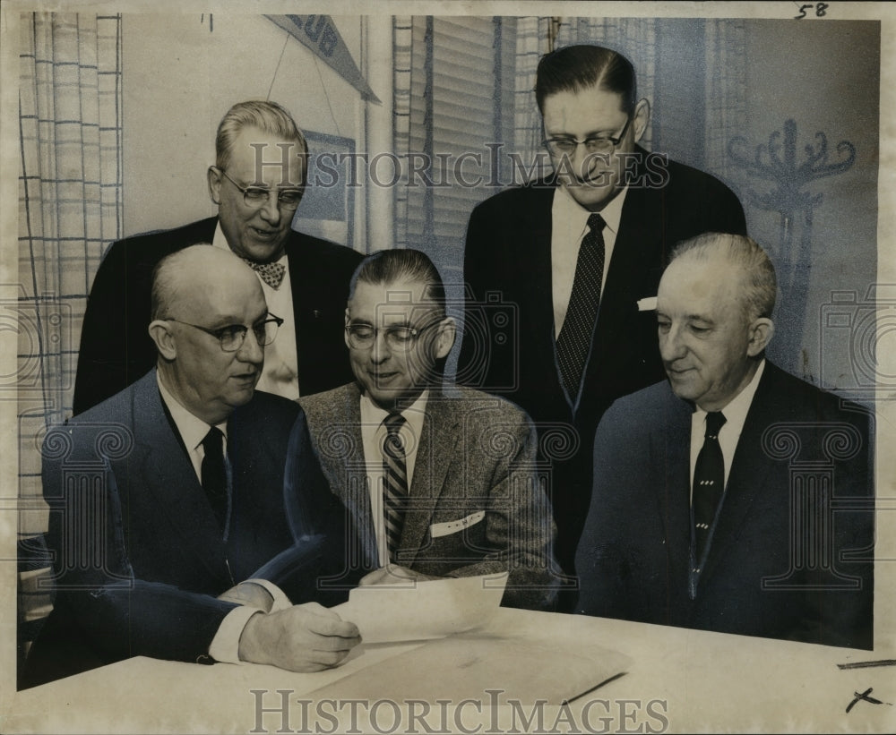 1958 New Orleans Homestead, Savings and Loan League - Officers - Historic Images