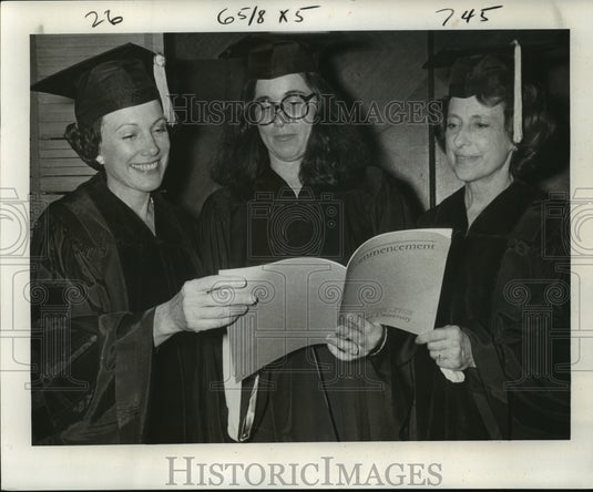 1978 Press Photo Newcomb College - Jennifer Brush, Anne Armstrong, Lindy Boggs - Historic Images