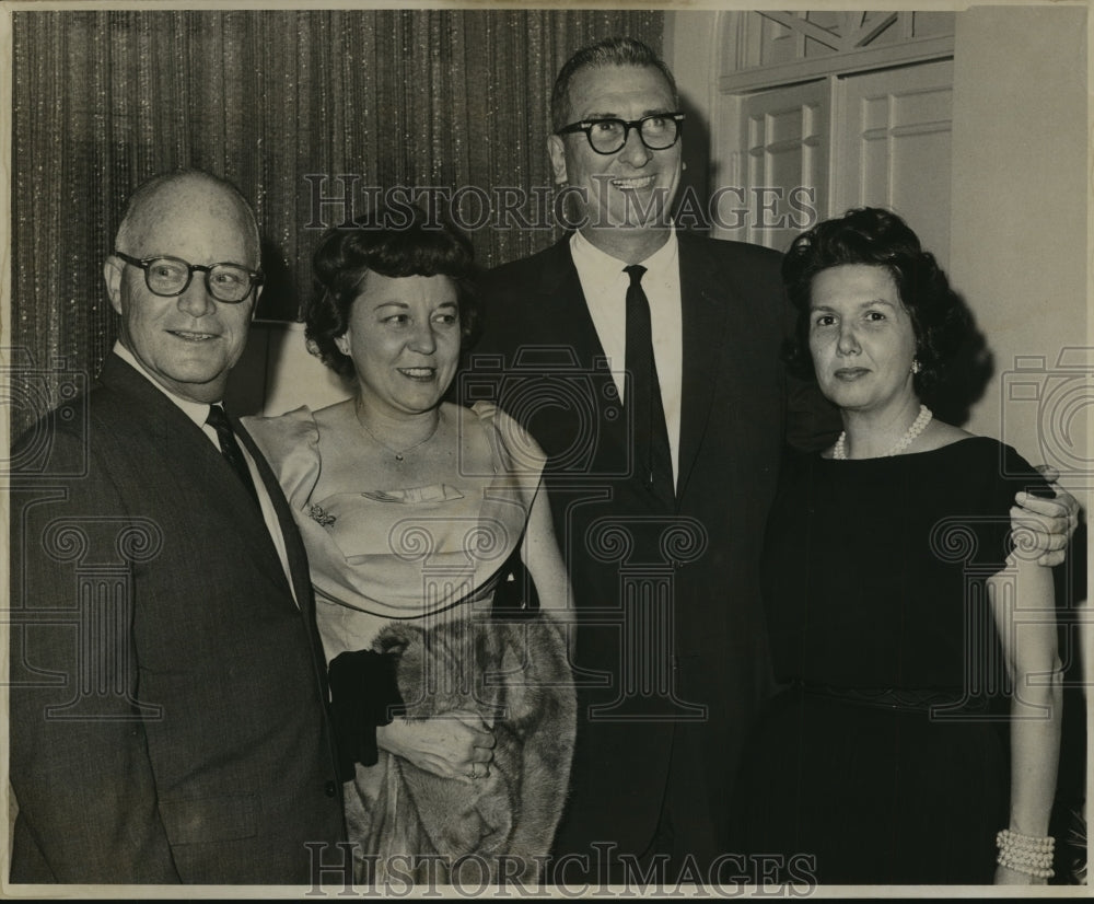 1962 Press Photo Alfred Page, Marion LeDoux, Wilbert Argus, Mrs. Arthur Landry - Historic Images