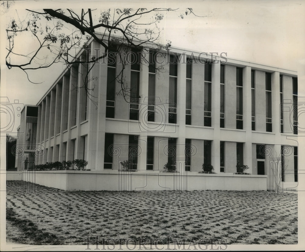 1962 Press Photo Archbishop Joseph Rummel Dedicates Catholic Administration Bldg - Historic Images