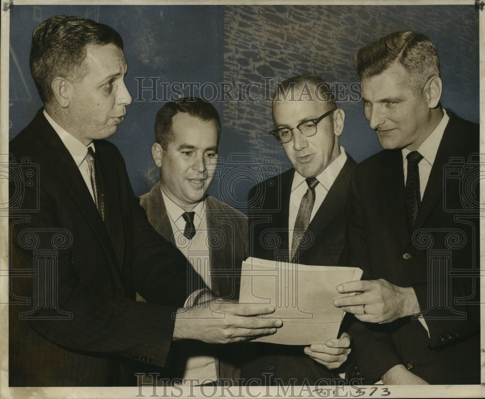 1961 Press Photo Officers of the Industrial Management Club of New Orleans- Historic Images