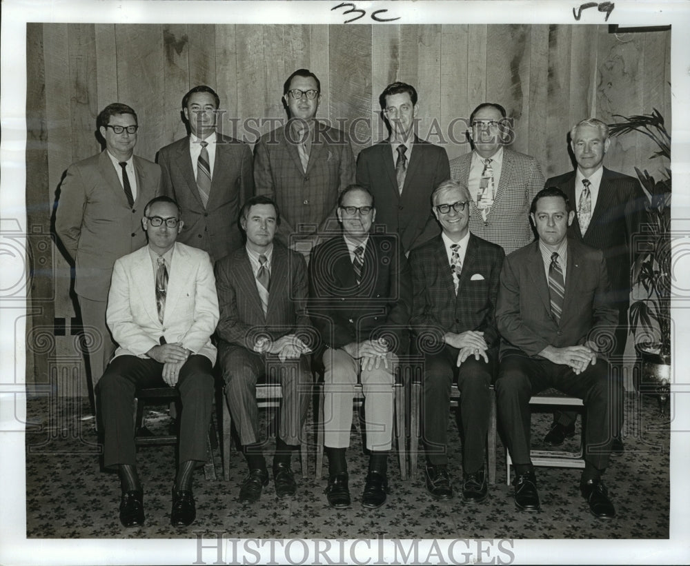 1971 Press Photo Directors and Officers Society of Petroleum Engineers - Historic Images