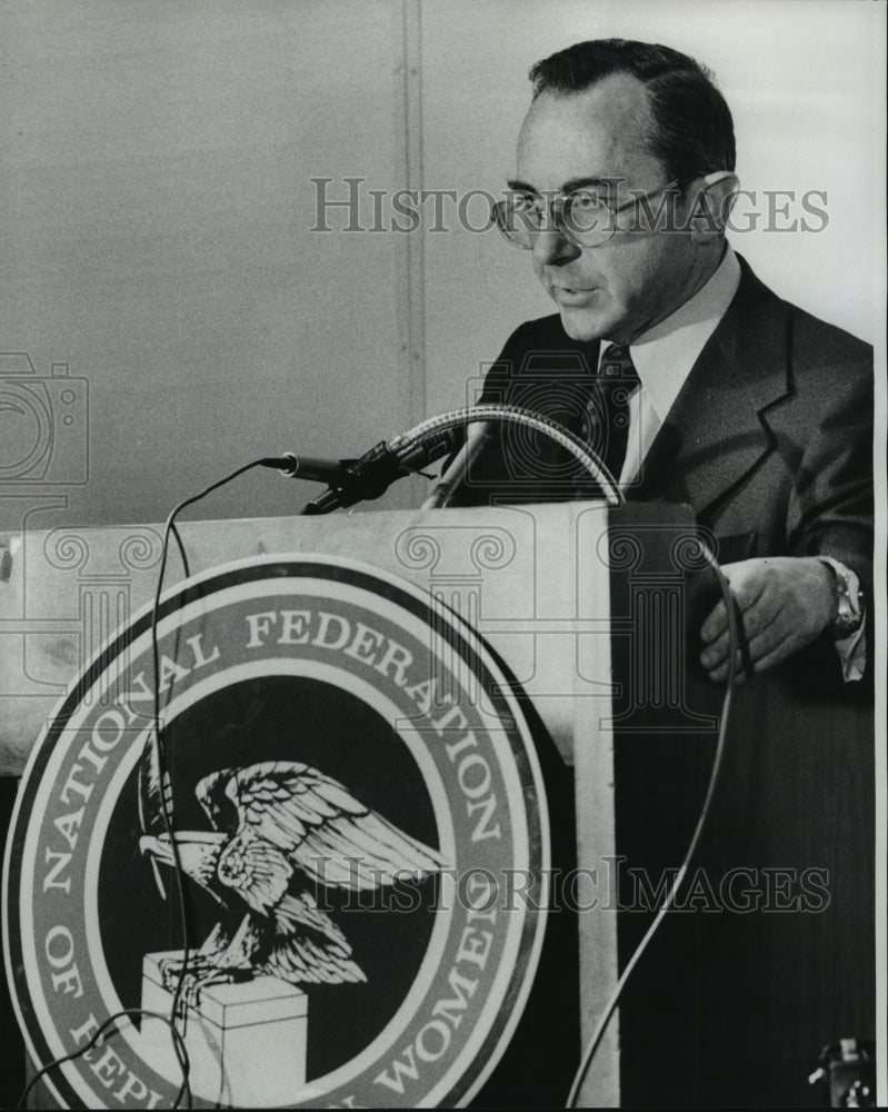 1978 Press Photo Abdel Halim Badawi at National Federation of Republican Women - Historic Images