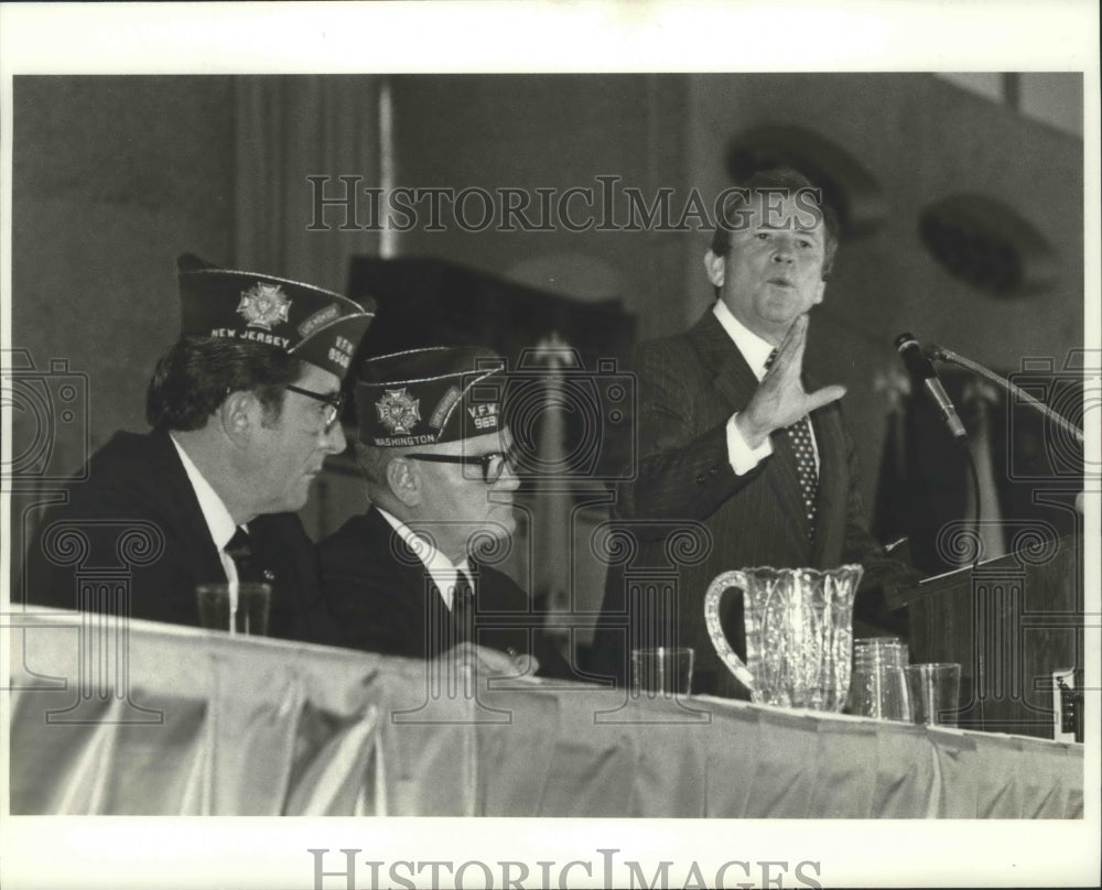 1979 Press Photo Howard E. Vander Clute, Eric Sandstrom, Senator Baker - Historic Images