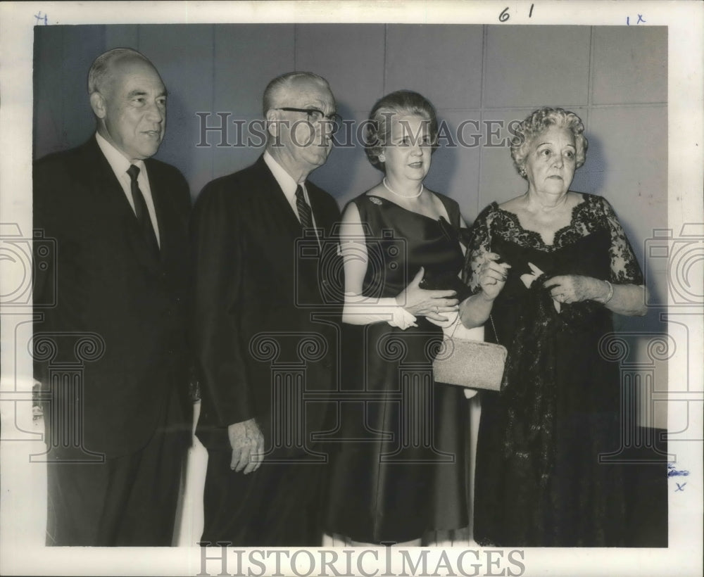 1965 Press Photo Campaigners for Lyndon Johnson Louisiana Campaign- Historic Images