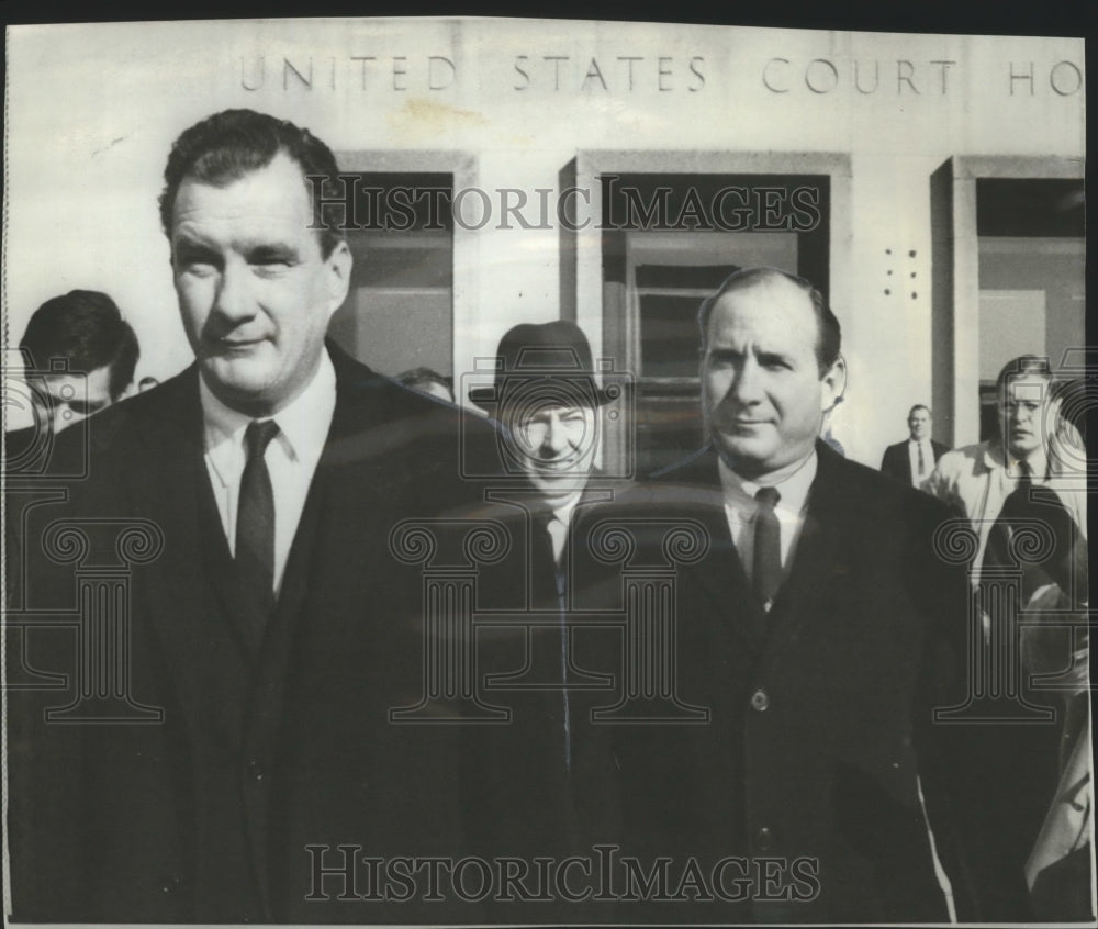 1966 Robert Baker and Attorney Edward Bennett Williams, Arraignment - Historic Images