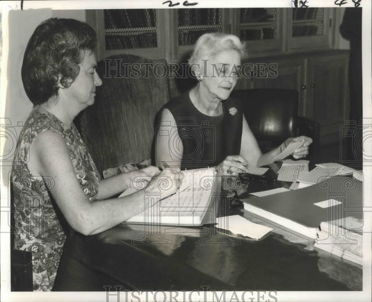 1971 Press Photo Le Petit Theatre du Vieux Carre - Membership Drive Planners - Historic Images