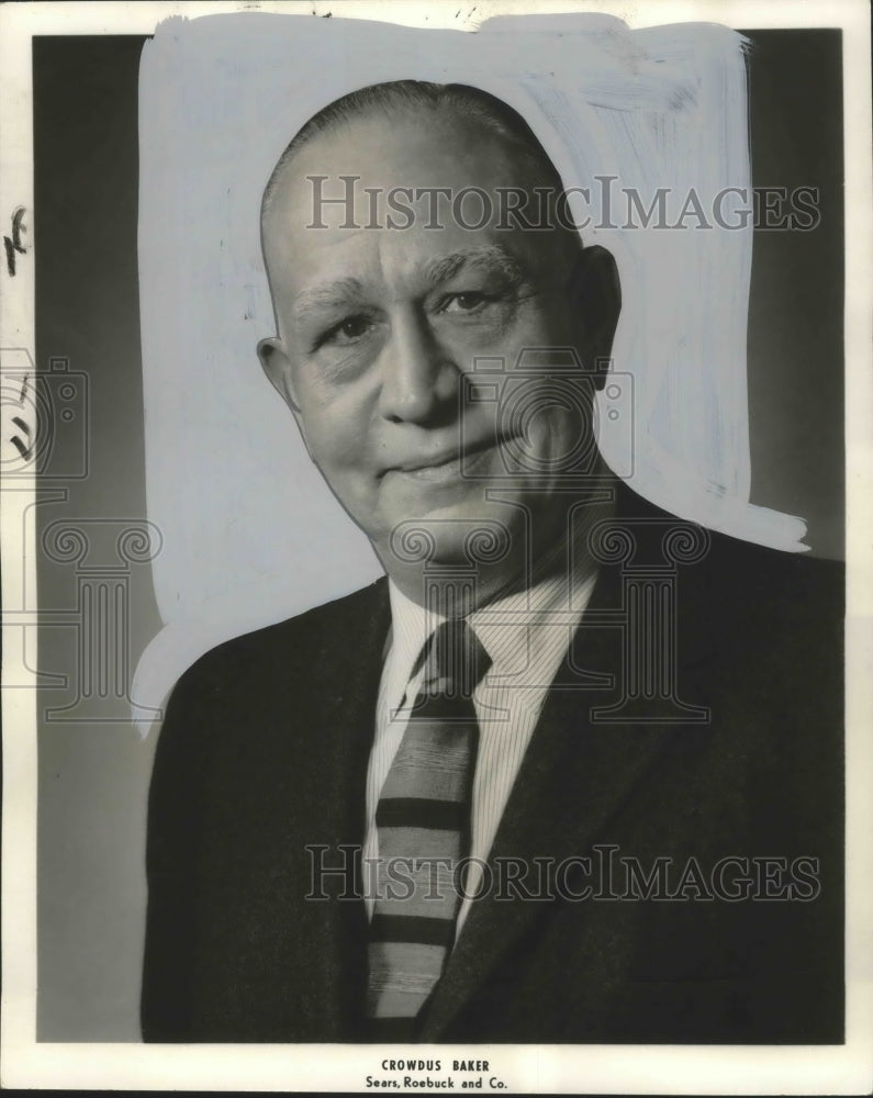 1964 Press Photo Crowdus Baker, President of Sears, Roebuck & Co.- Historic Images