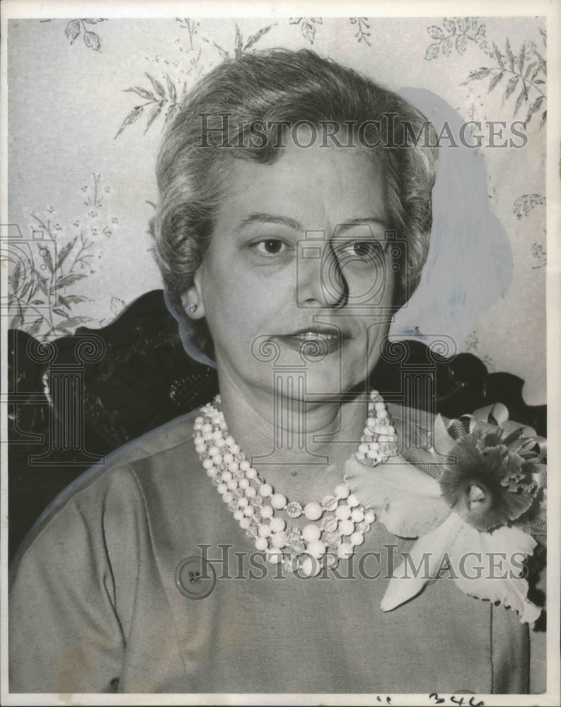 1964 Press Photo United Daughters of the Confederacy - Mrs. Bertin Barosse-Historic Images