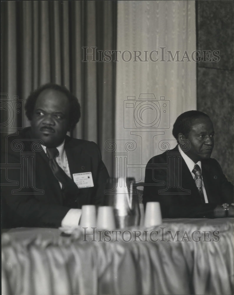 1977 Press Photo New Orleans Urban League - Clarence Barney, Clarence Coleman - Historic Images