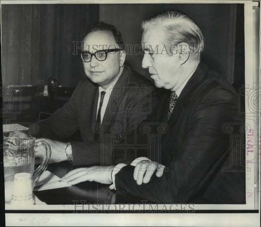 1969 Press Photo House Education Subcommittee - Jacques Barzun, Seymour Lipset - Historic Images
