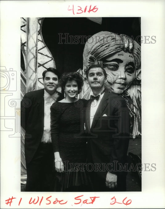 1986 Andre De La Barre & Mary Ann Krum with Michael Meyers-Historic Images