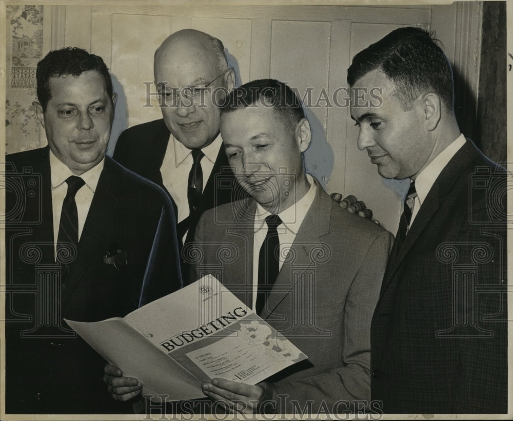 1964 Press Photo Budget Executives Institute - Officers, New Orleans Chapter-Historic Images