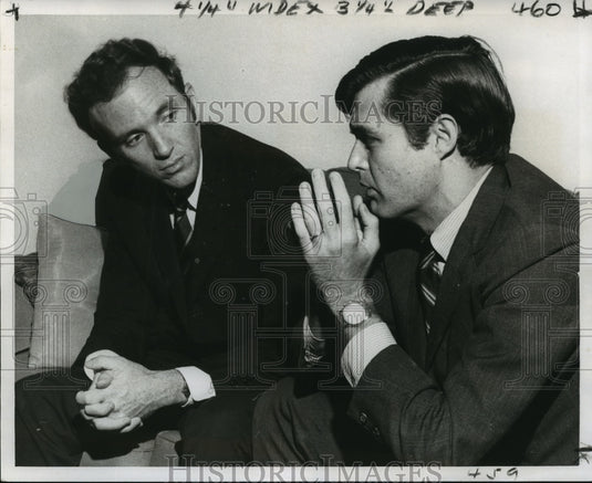 1970 Press Photo Richard O. Baumbach Jr. and William E. Borah, Authors - Historic Images