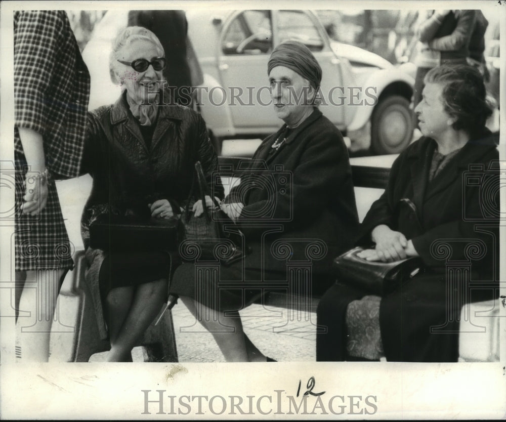 1968 Press Photo Group of Older Basque Women - noa29131- Historic Images