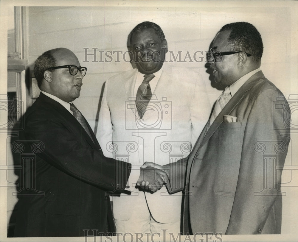1971 Press Photo Southern University Summer Symposium Executives - noa29216- Historic Images